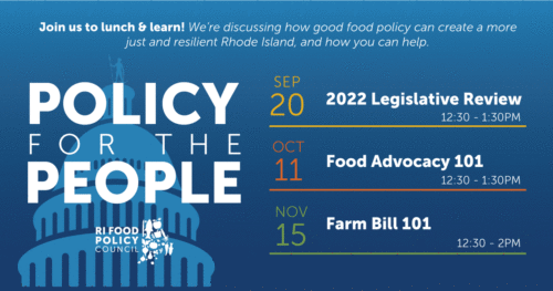 New! Policy education series for all